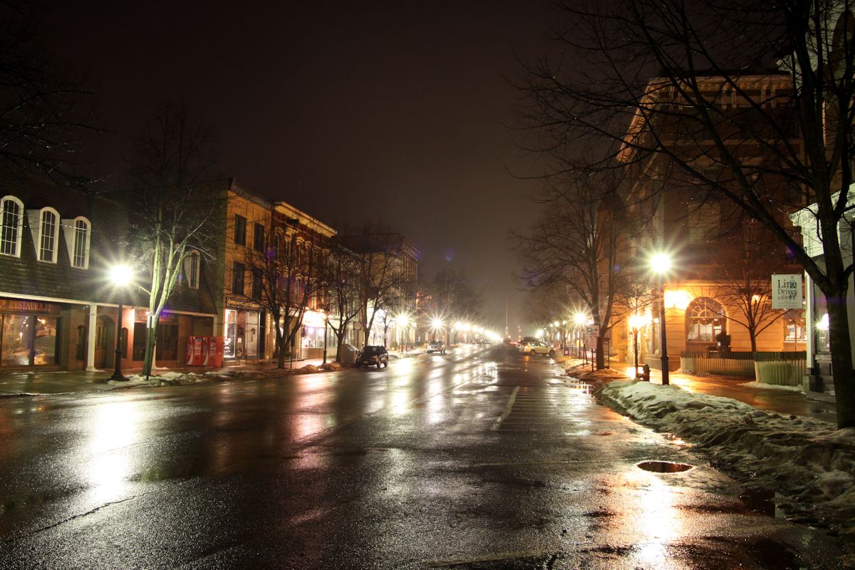 Downtown Cooperstown at Night | PhotoMonium